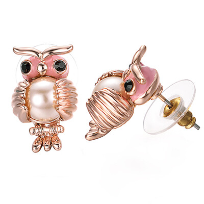 Yoursfs Owl Earrings Pearl Stud for Girl Vintage Rose Gold Plated Fat Cute Animal Statement Earring
Yoursfs Owl Earrings Pearl Stud for Girl Vintage Rose Gold Plated Fat Cute Animal Statement Earring