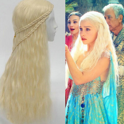 Game Of Trones Wig High Quality Synthetic Cosplay Wig For Halloween And Christmas Wig
Game Of Trones Wig High Quality Synthetic Cosplay Wig For Halloween And Christmas Wig