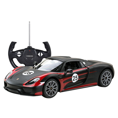 Starlight Rastar remote control car 114 Porsche 918 racing version of the external USB charging can drift sports car boy children toy car model 70770-1 black
Starlight Rastar remote control car 114 Porsche 918 racing version of the external USB charging can drift sports car boy children toy car model 70770-1 black