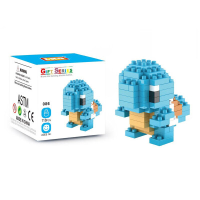 LNO 118Pcs Squirtle Pokemon Building Block Educational Toy for Cooperation Ability Improvement - Blue
LNO 118Pcs Squirtle Pokemon Building Block Educational Toy for Cooperation Ability Improvement - Blue