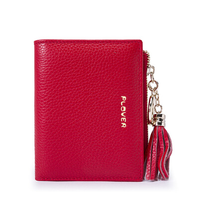 PLOVER ladies wallet lychee leather female ticket clip lady tassel short coin purse P17301L136 pink
PLOVER ladies wallet lychee leather female ticket clip lady tassel short coin purse P17301L136 pink