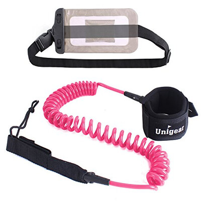 Premium 10 SUP Leash Coiled Paddle Board Leash 11 Colors with Waterproof Wallet for Standup Paddle&Surfboard Surfing
Premium 10 SUP Leash Coiled Paddle Board Leash 11 Colors with Waterproof Wallet for Standup Paddle&Surfboard Surfing