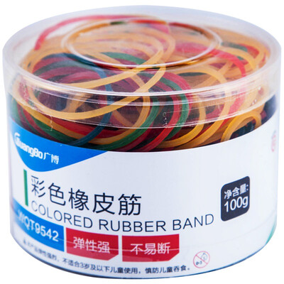 GuangBo 100g color elastic rubber band rubber band rubber ring office supplies WQT9542
GuangBo 100g color elastic rubber band rubber band rubber ring office supplies WQT9542