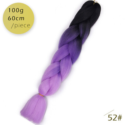 AISI HAIR 100gpcs 24inch Kanekalon Jumbo Braids Hair Ombre Two Tone Colored Synthetic Hair for Dolls Crochet Hair
AISI HAIR 100gpcs 24inch Kanekalon Jumbo Braids Hair Ombre Two Tone Colored Synthetic Hair for Dolls Crochet Hair