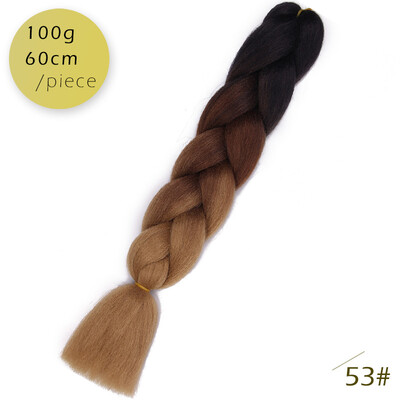 AISI HAIR 100gpcs 24inch Kanekalon Jumbo Braids Hair Ombre Two Tone Colored Synthetic Hair for Dolls Crochet Hair
AISI HAIR 100gpcs 24inch Kanekalon Jumbo Braids Hair Ombre Two Tone Colored Synthetic Hair for Dolls Crochet Hair
