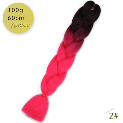 AISI HAIR 100g / pcs 24inch Kanekalon гигантский косы Волосыломбер Две тонныЦветные синтетические волосы для кукол Вязание крю
AISI HAIR 100g / pcs 24inch Kanekalon гигантский косы Волосыломбер Две тонныЦветные синтетические волосы для кукол Вязание крю