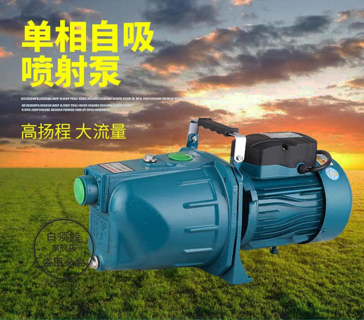自吸喷射泵小型高扬程家用增压泵自来水自吸泵全自动太阳能抽水机加压