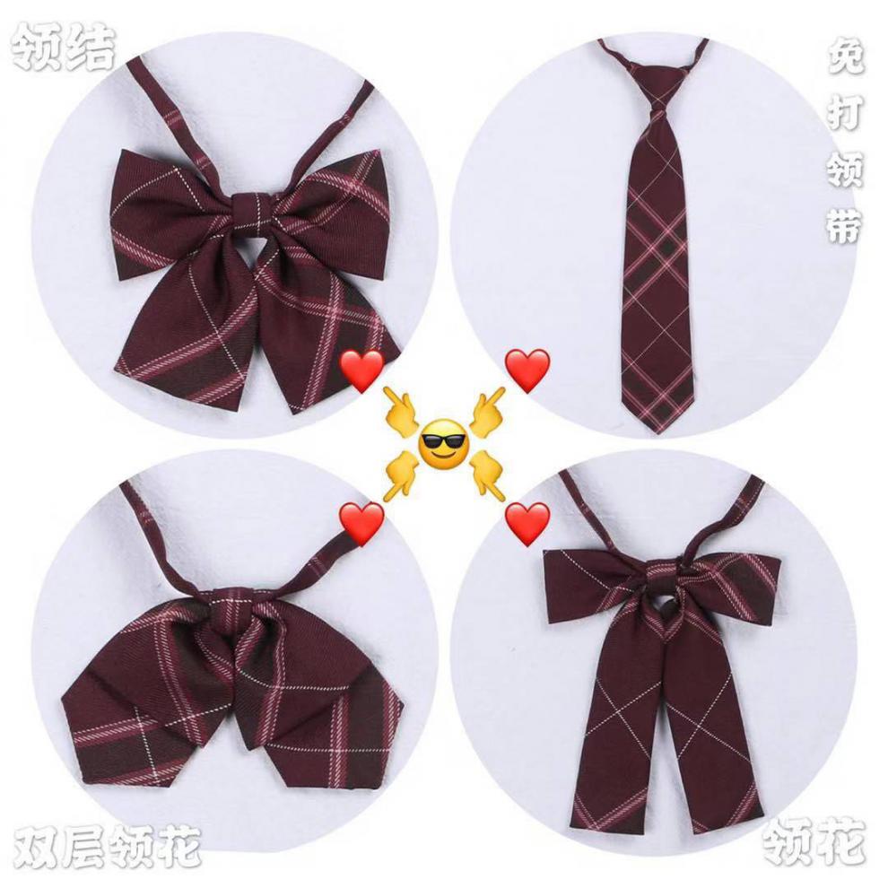 【现货】中牌制服馆沙华【裙子 领结】 正统jk女百褶裙半身裙格裙学院