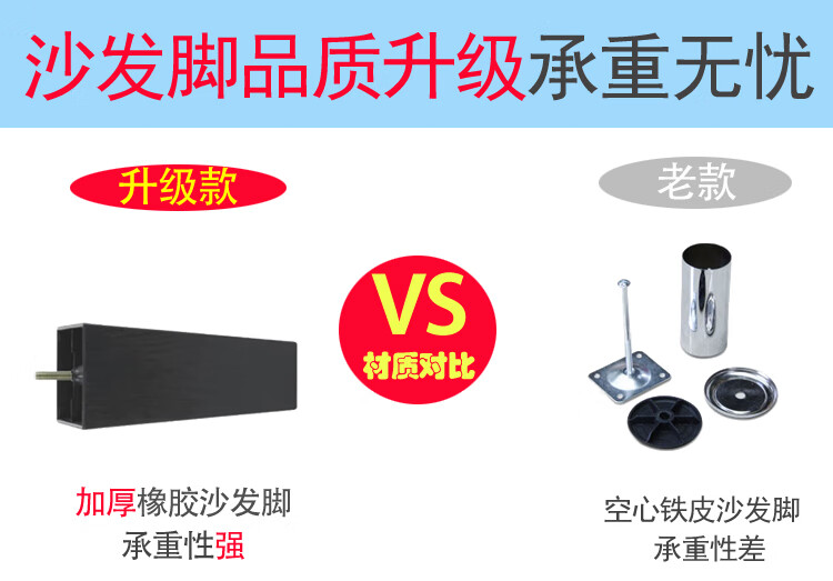 禧龙盛 沙发小户型现代简约可折叠床两用客厅简易布艺沙发床出租房服装店休息区沙发 灰色 1.8米长双抱枕(加固八脚
