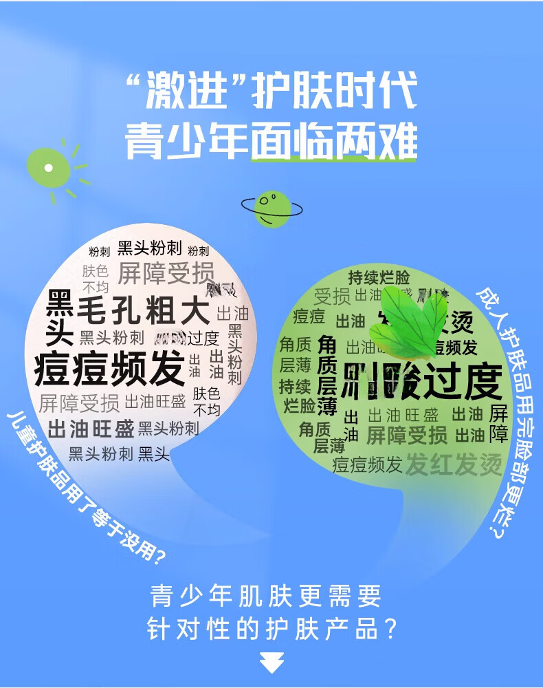 艾芭薇青少年洗面奶高初中生清爽控油祛痘粉刺闭口黑头青春期男女洁面乳