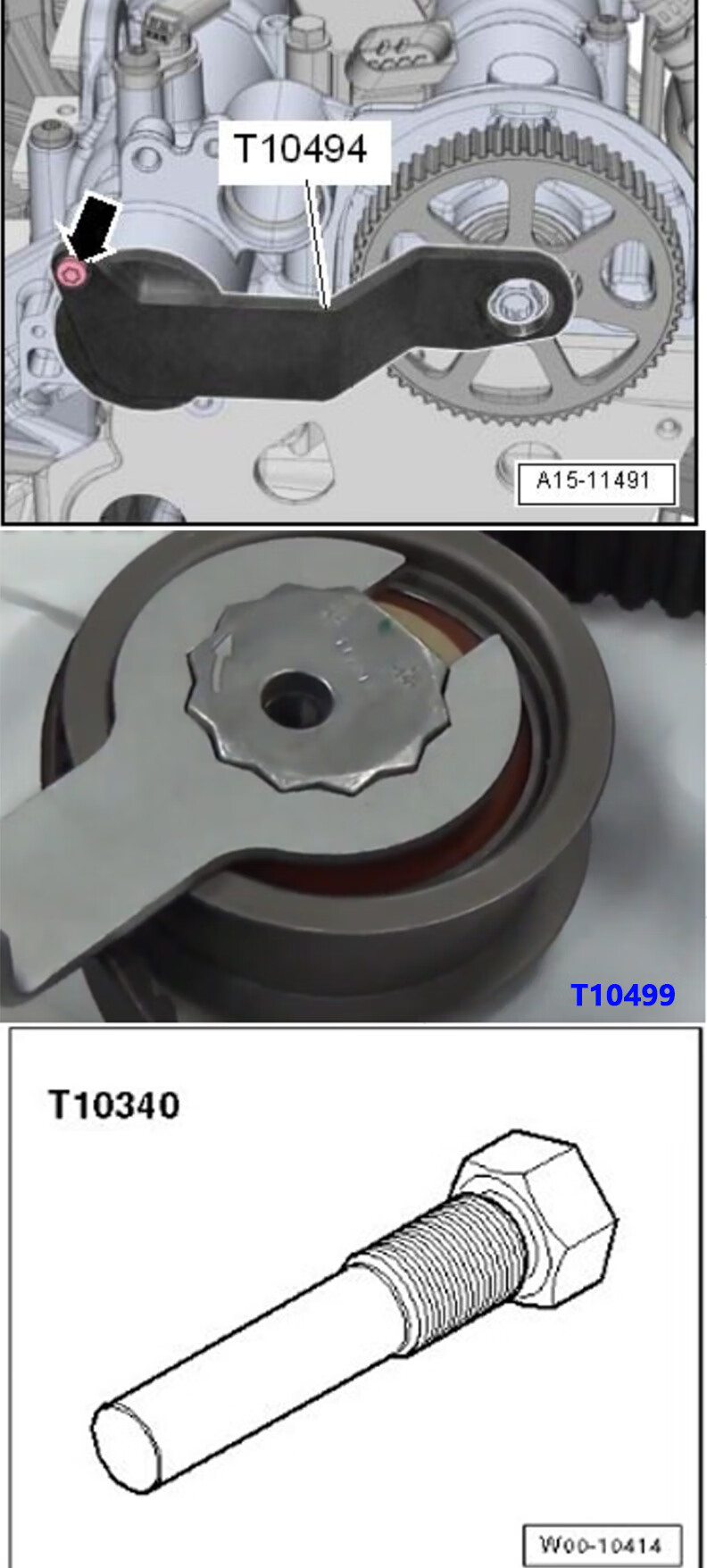 专用新桑塔纳新捷达1516朗逸14t大众ea211发动机正时工具皮带专用定制