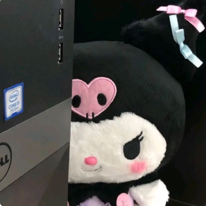 库洛米kuromi玩偶毛绒玩具公仔周边可爱生日礼物小恶魔女生闺蜜蝴蝶结