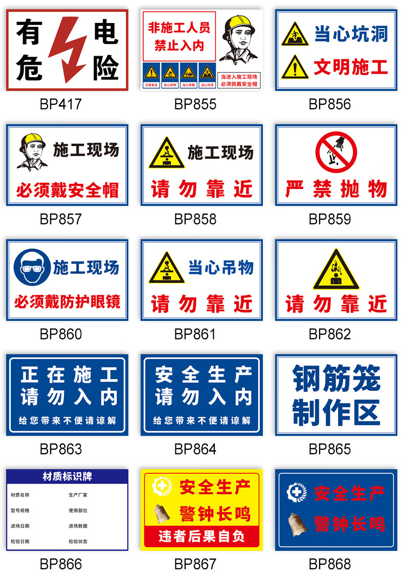 牌告示牌指示牌挂牌墙贴脚手架验收合格证标志牌建筑工地标牌定制定做