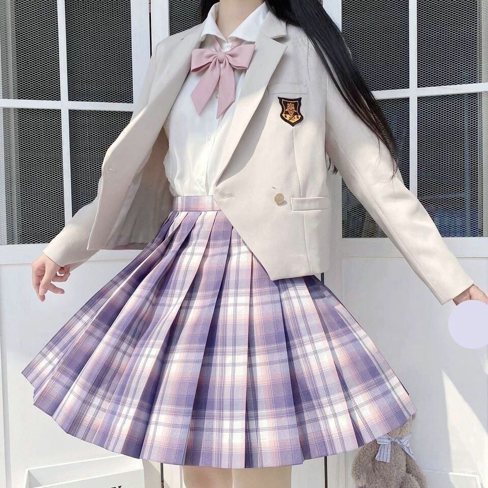 2021日系合集正统jk格裙学生jk制服百褶裙温柔一刀百褶裙套装春夏秋不