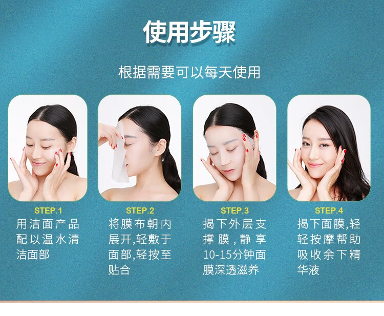 一叶子面膜礼盒学生补水保湿滋润肌肤细致毛孔提亮肤色女士护肤品清洁 一叶子桃子面膜5片