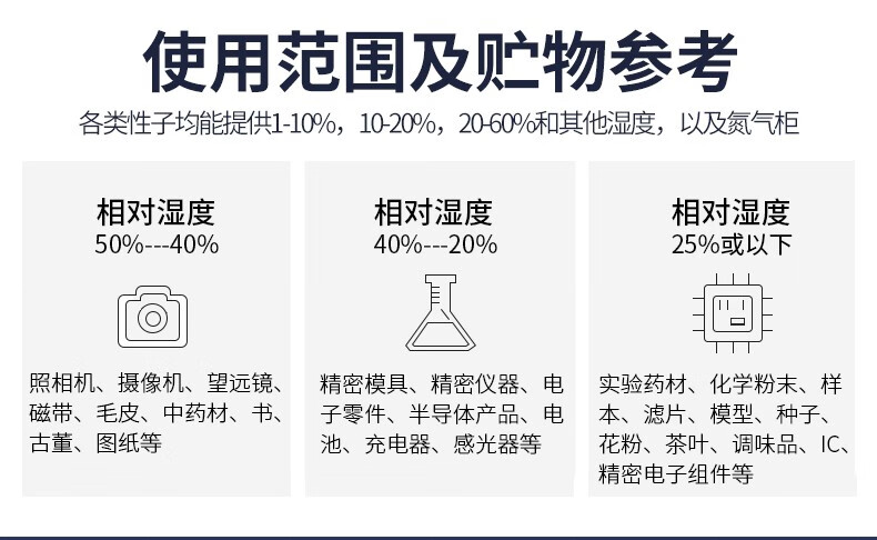 御天腾龙防潮柜工业电子柜低湿防氧化氮气柜大容量干燥箱家用无人机摄影器材干燥柜 160L-黑白两色可选 控制湿度20%—60%