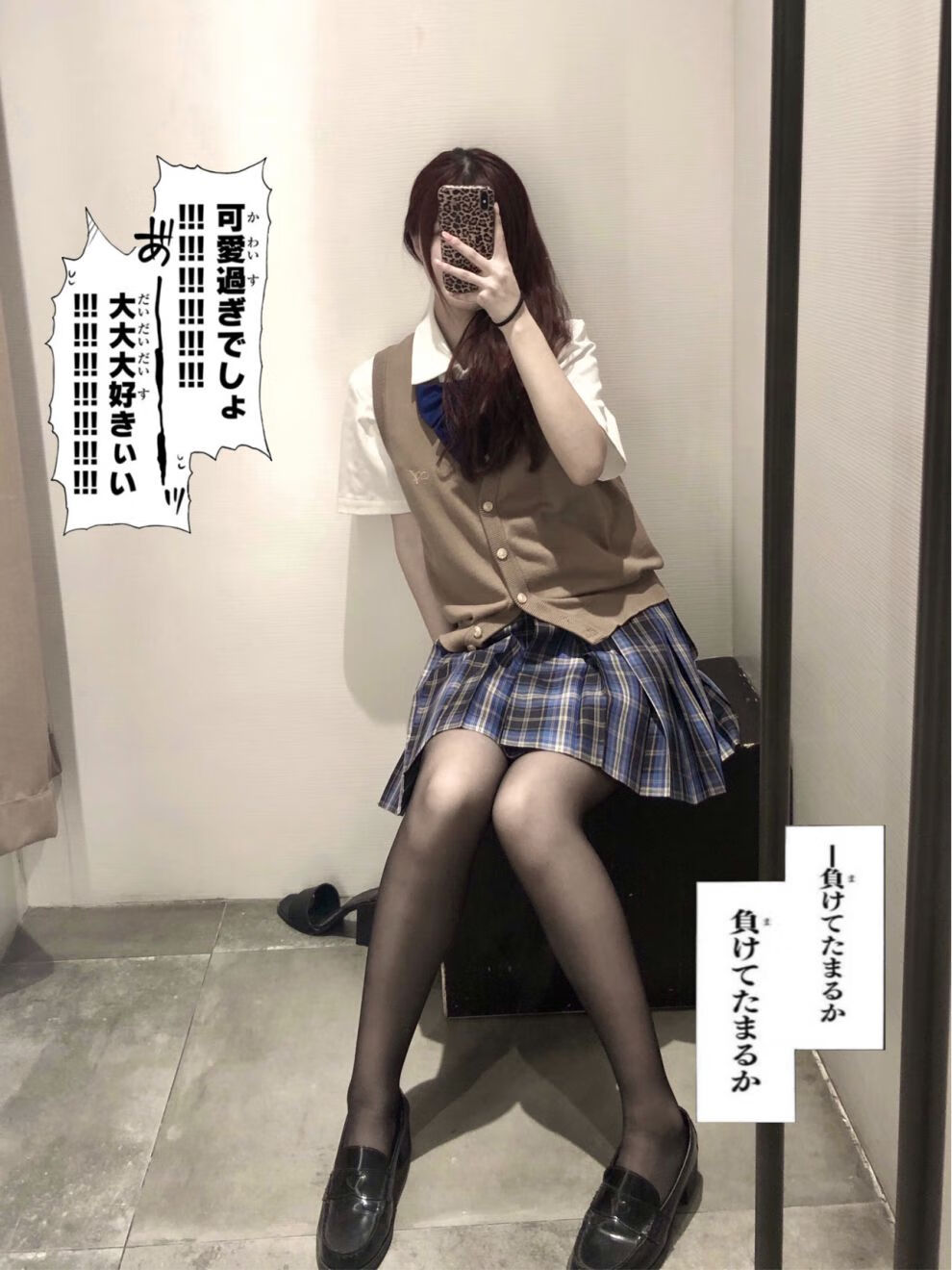 冬季新品樱岛麻衣学姐黑丝jk制服秋冬季套装全套日系甜辣裙短裙女辣妹