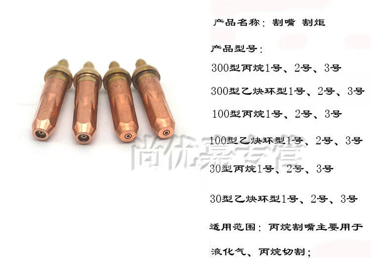 割嘴丙烷割嘴 丙烷割咀 乙炔割嘴 环形割嘴 丙烷嘴割枪嘴 300型 乙炔2