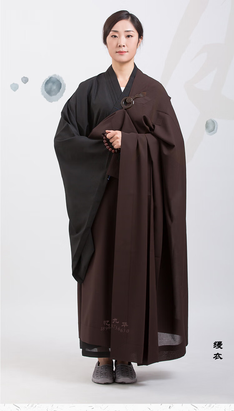 佛教缦衣曼衣出家人的衣服僧服佛教用品僧服海青缦衣搭衣居士服祖衣怅