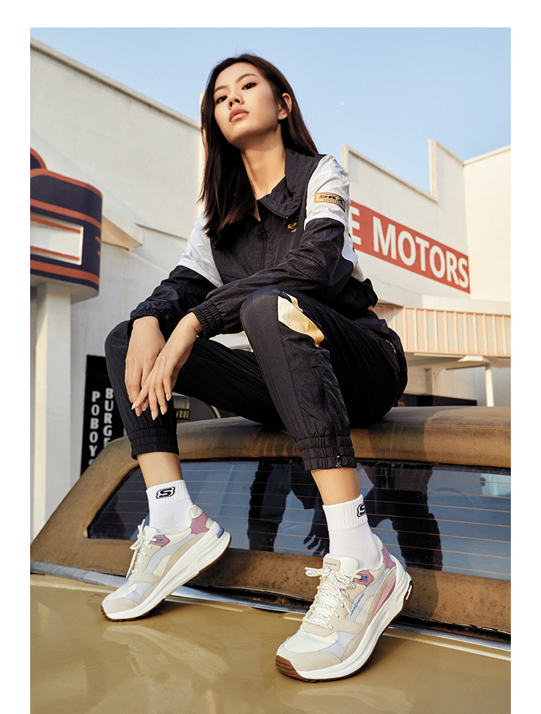 skechers斯凯奇吴宣仪同款2021年春季新款街舞运动长裤女子l121w040 l