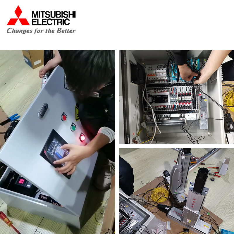 专业三菱plc 触摸屏 自动化项目编程 变频器风机水泵控制柜制作