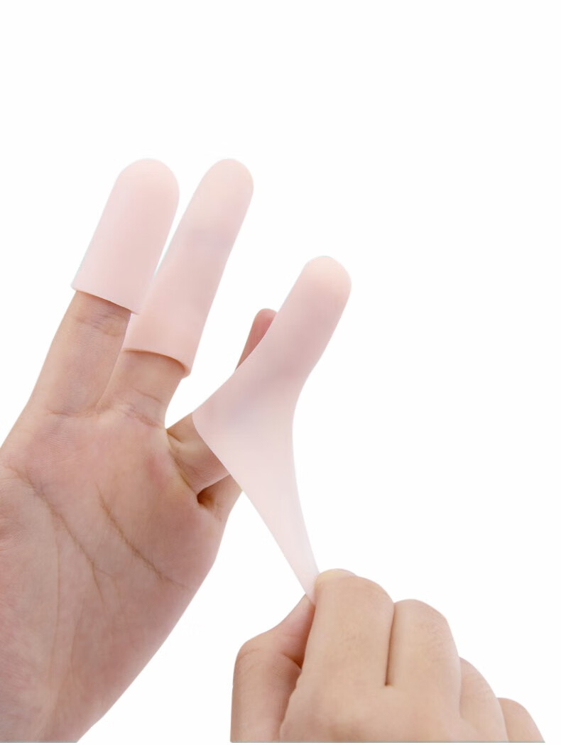 【京选优品】拇指套手指套手指保护套指头套硅胶手指半截防滑手指头