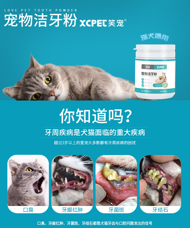 京选好货宠物洁猫咪狗狗洁牙齿去牙结石牙垢猫狗口腔清洁用品旗舰款