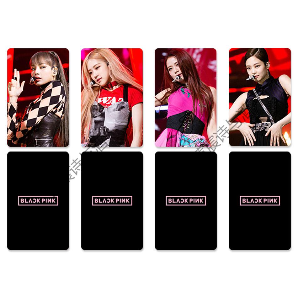 blackpink日巡小卡,blackpink日巡 blackpink2020收藏盒 blackpink 周边自制专辑小卡双面小卡套卡照片卡