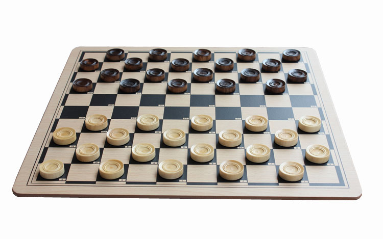 比赛木质100格64格2用西洋国际跳棋套装培训棋配备用子b款棋盘棋子