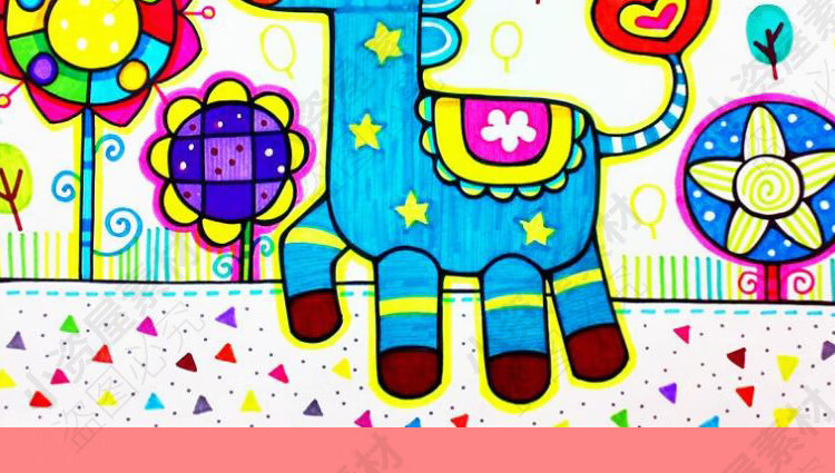 幼儿童绘画教程视频简笔画画入门自学零基础少儿美术创意培训课程
