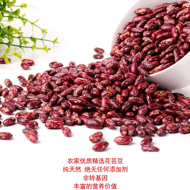 5斤红花芸豆东北特产花芸豆杂粮农家肾豆腰豆饭豆配大碴粥2500g