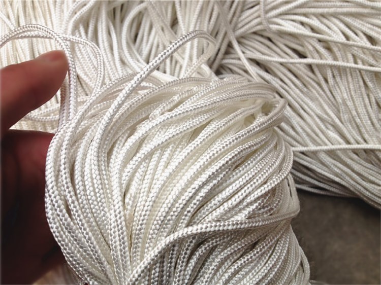 拉绳尼龙绳塑料绳白色家用细捆绑绳耐磨打包绳编织绳无弹力粗捆扎绳子
