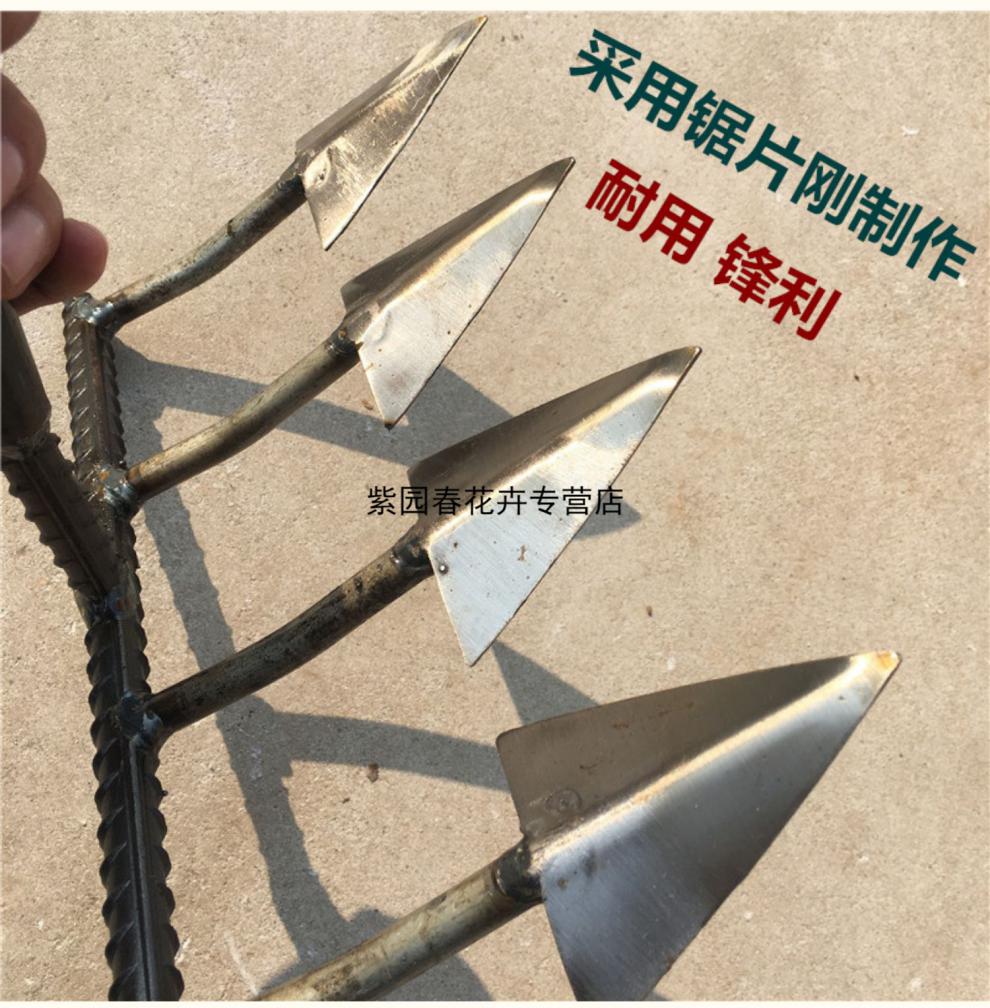 园艺以琛农用松土工具松土器多功能松土耙子除草锄头开荒翻土神器三四