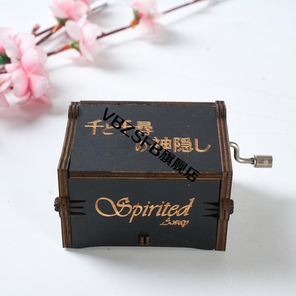 哈利波特音乐盒一个有趣的小玩意暗黑哈利波特手摇木质八音盒创意生日