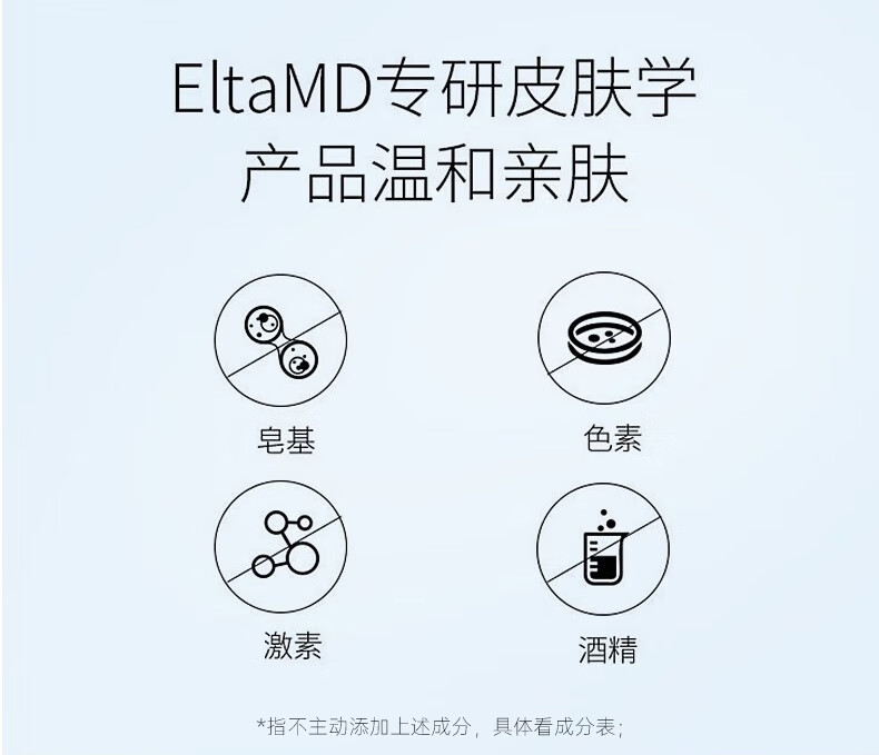 Elta MDElta氨基酸洗面奶女男士深层清洁控油去油敏感肌油干皮泡沫洁面乳 【温和洁净】氨基酸洁面207ml