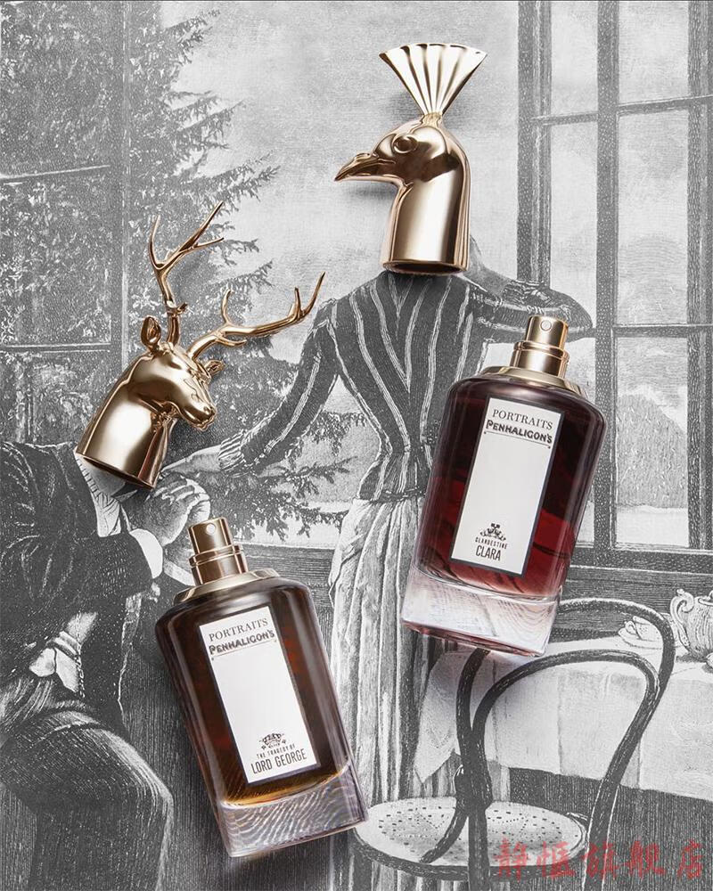 penhaligons潘海利根兽首香水麋鹿狐狸猎犬鹦鹉麻雀清新淡香送礼送