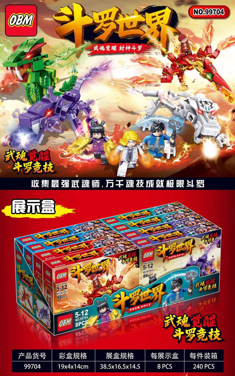 汇集乐品斗罗觉醒8款一套