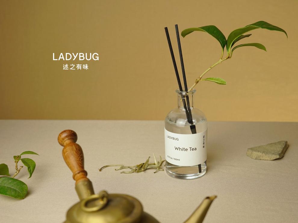 述之有味ladybug白茶香氛桂花无火香薰精油空气清新持久摆件 250ml