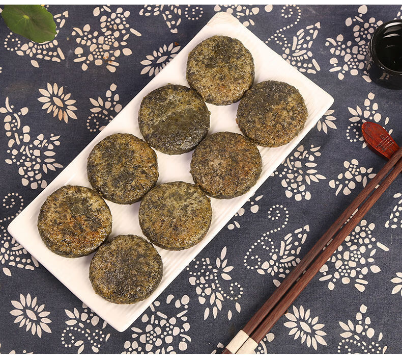 湖南特产蒿子粑粑新鲜艾蒿草粑粑纯手工艾叶糍粑清明果传统小吃1袋12