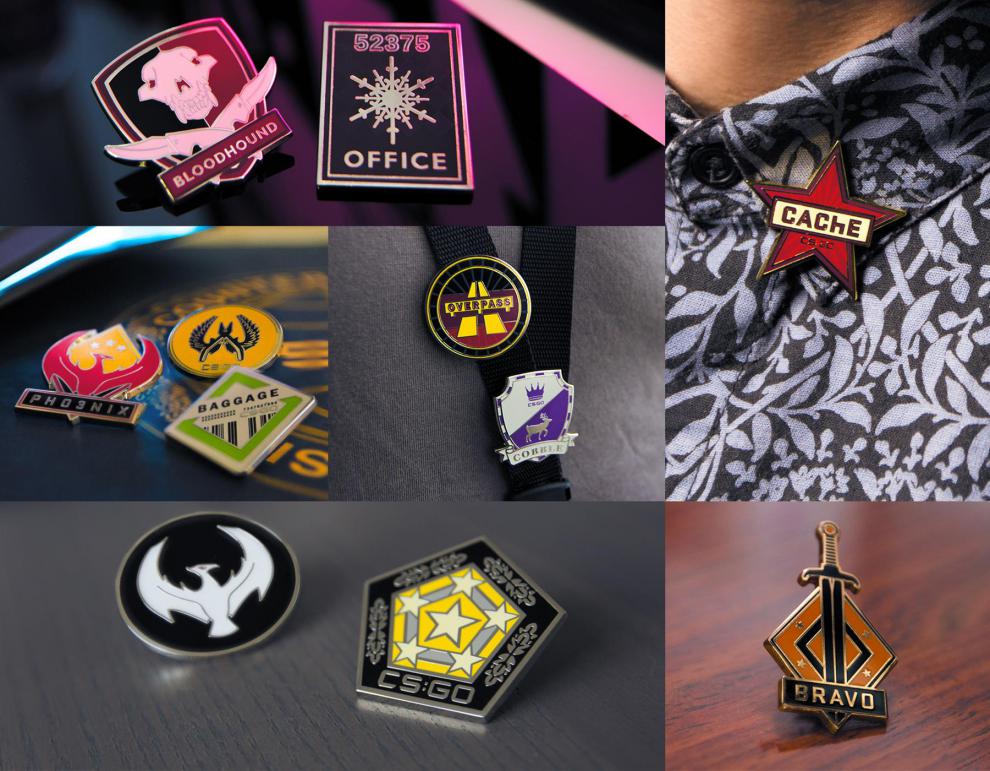 【指定款】csgo纯正徽章纯正勋章实体胸章咆哮黑凤凰官方周边爱礼一