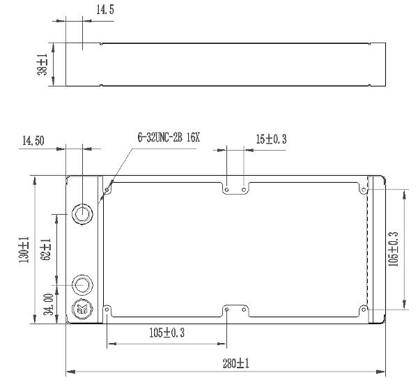 ekcoolstreampe系列水冷排38mm120240360480散热排48038mm厚