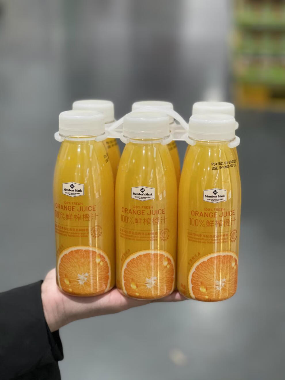 山姆青柠汁饮料300ml1l瓶山姆会员店小青柠汁饮料新鲜柠檬果汁网红