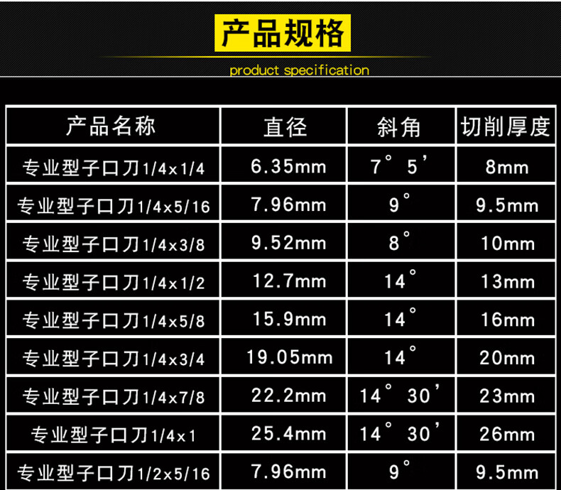 浪潮子口刀修边机刀头木工刀具燕尾刀头铣刀大锣机公母口开槽榫刀