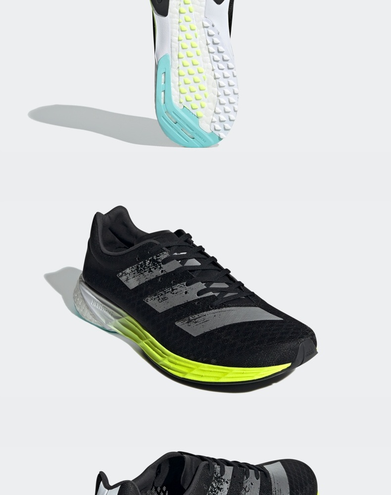 阿迪达斯官网 adidas adizero pro 男鞋低帮跑步运动鞋fy0099 黑/白