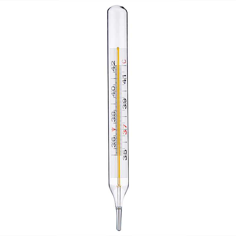 人体温度计 玻璃水银体温计 内标式1支