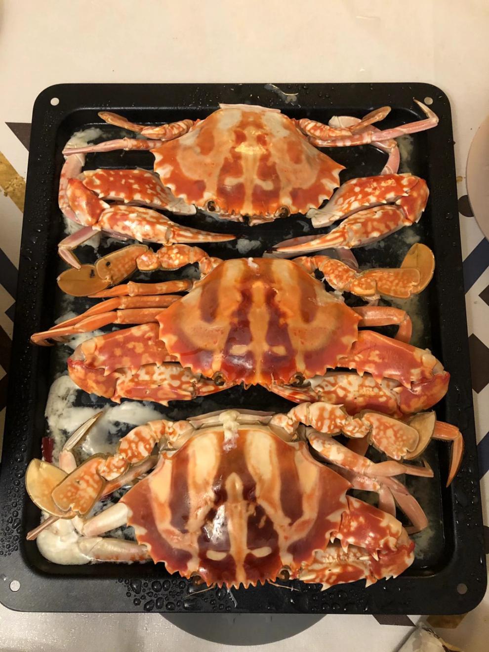 【花蟹】现货2只1斤鲜活海南梭子蟹红花蟹公母大螃蟹海蟹北京闪送海鲜
