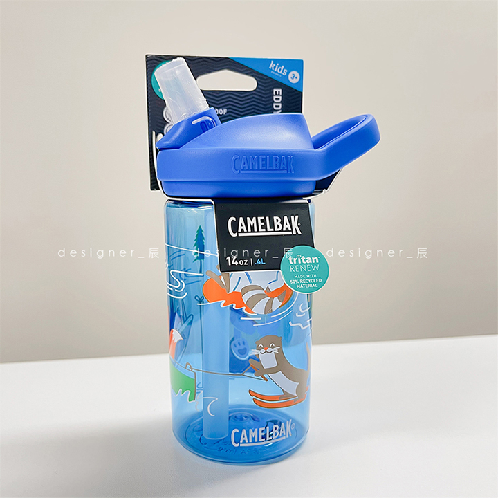 驼峰儿童水杯 驼峰camelbak儿童宝宝漩涡水壶便携吸管