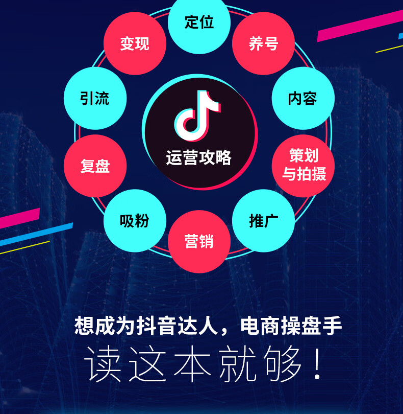 抖音短视频制作内容输出吸粉引流技巧运营推广流量变现自媒体抖音达人