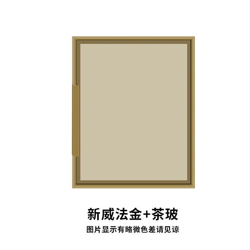 梓茈16玻璃酒柜白酒柜家用极简边框铝合金酒柜钢化玻璃门定做轻奢