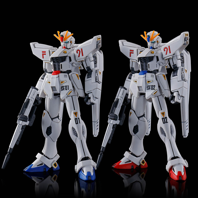万代62189拼装模型hgucf91高达vital1号机2号机套装pb限定f91套装素组